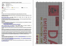 Load image into Gallery viewer, Self-destruct system cross stitch pattern