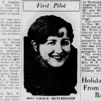 Canadian Aviatrix #10 – Grayce Hutchinson (1911-1998)