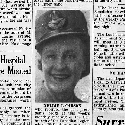 Canadian Aviatrix #9 – Nellie Carson (1900-1949)