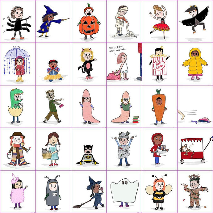 Halloween party (SCBWI Artober 2022)