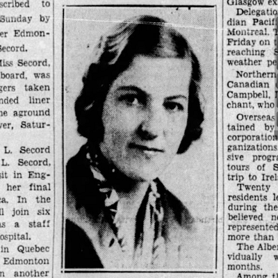 Canadian Aviatrix #32 – Isobel Secord (1902-1993)