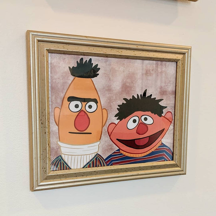 Bert and Ernie's portrait from Sesame Street