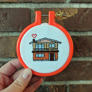 Vancouver Special Love cross stitch pattern – own some Vancouver property!