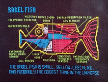 Load image into Gallery viewer, Babel Fish cross stitch pattern