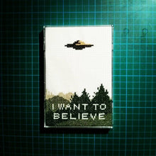 Load image into Gallery viewer, I Want To Believe cross stitch pattern